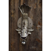 handmade forged door knocker fish